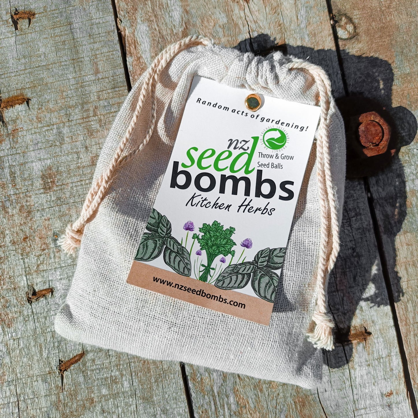 NZ Seed Bomb - Kitchen Herbs - - TORA Gardens