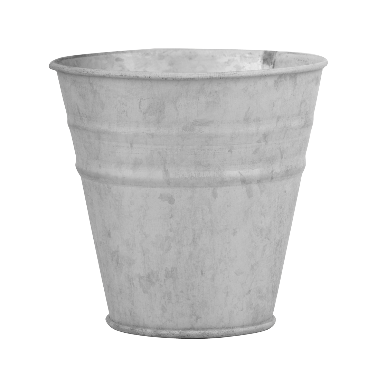 Old Zinc Flower Pot 14cm - - TORA Gardens