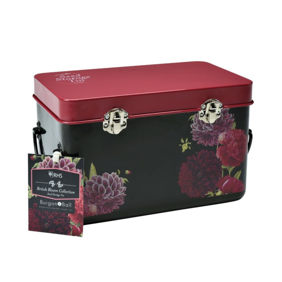 Seed Packet Storage Tin - British Bloom - - TORA Gardens