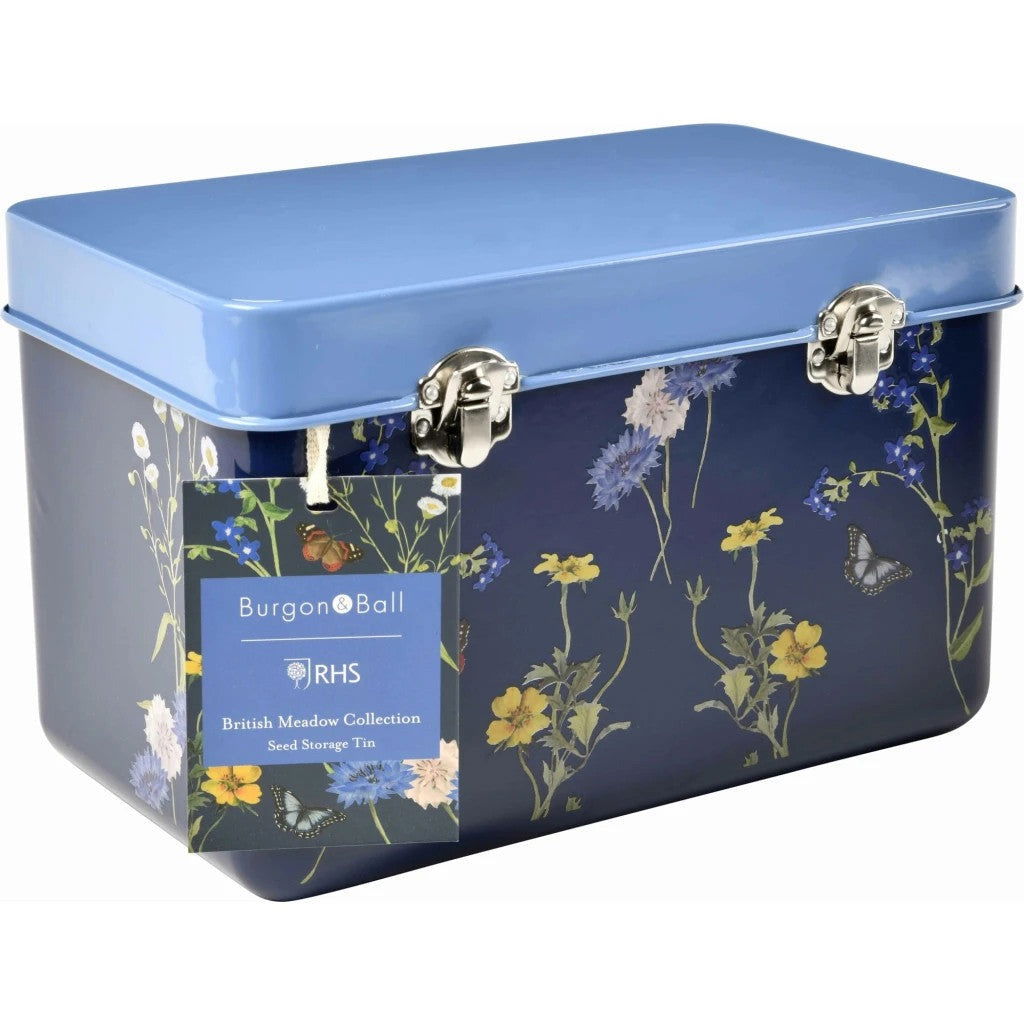 Seed Packet Storage Tin - British Meadow - TORA Gardens