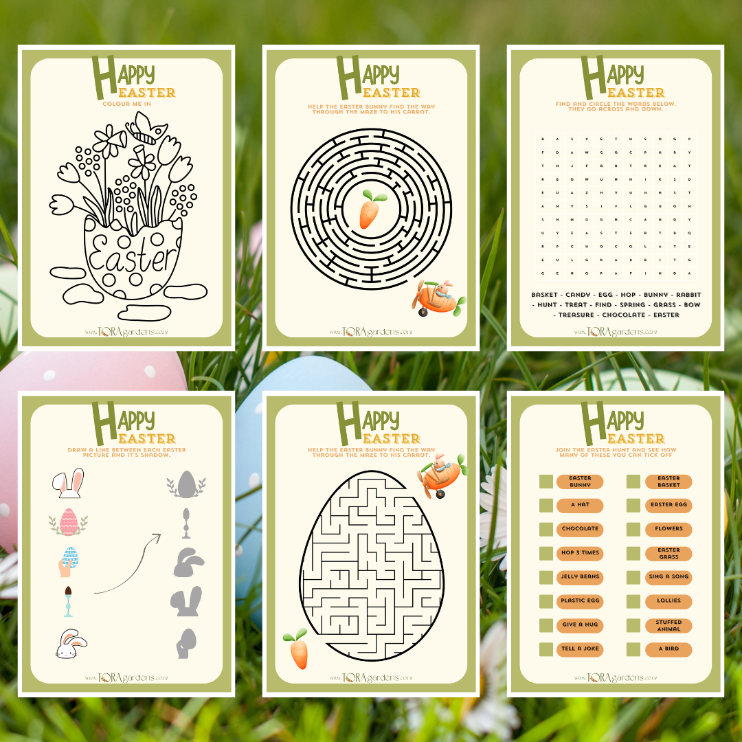 Kids Easter 12 Page Activity Booklet - eDownload