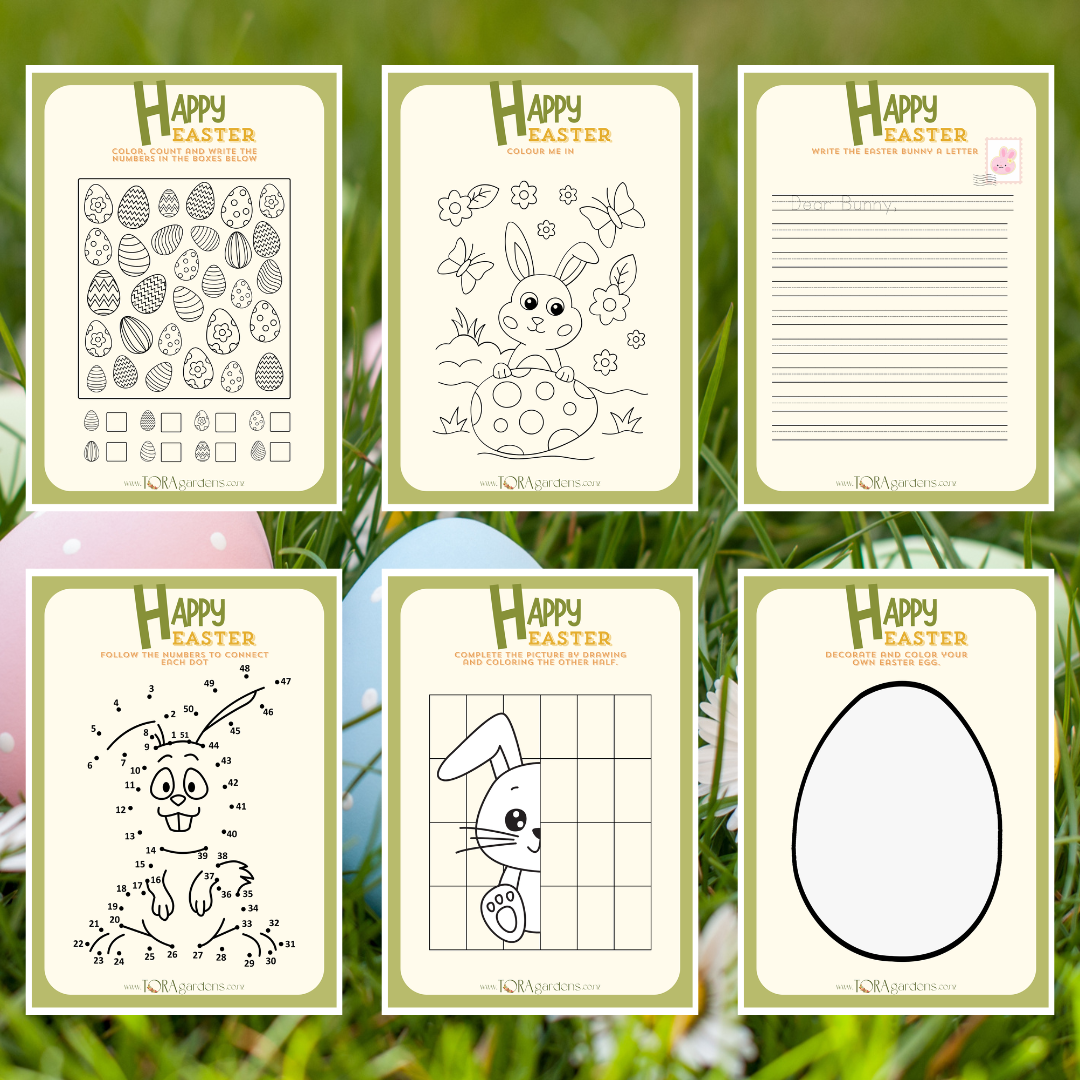 Kids Easter 12 Page Activity Booklet - eDownload