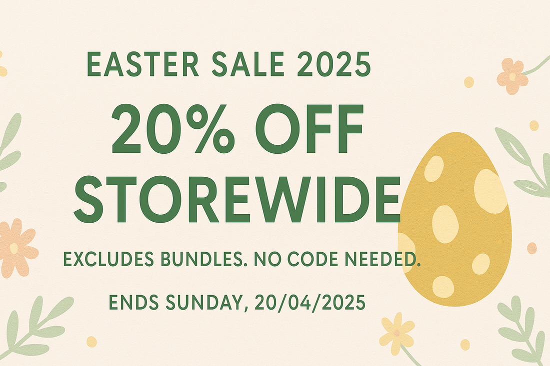 🌸 Easter Sale 2025 – 20% Off Storewide! 🐣