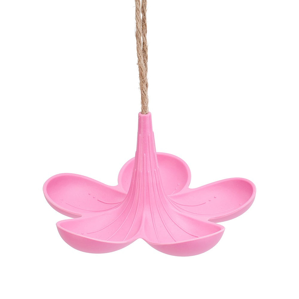 Bamboo Bird Feeder - Pink -  - TORA Gardens 