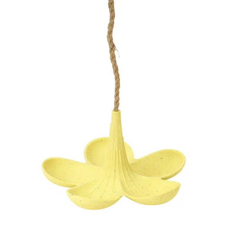 Bamboo Bird Feeder - Yellow -  - TORA Gardens 