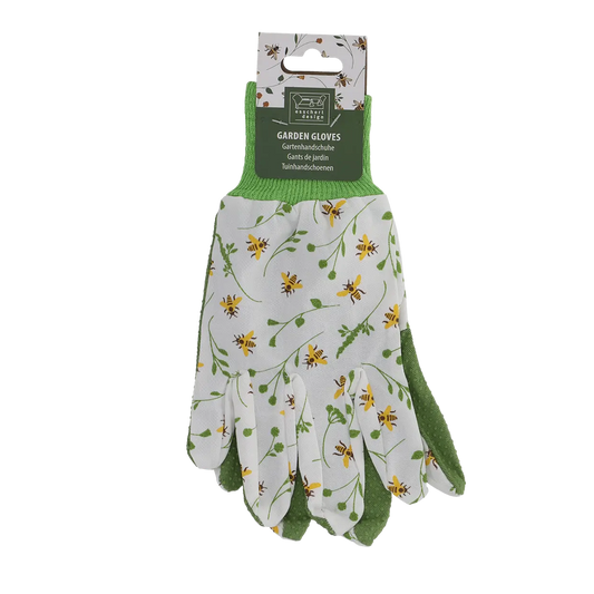 Bee Print Garden Gloves - TORA Gardens 