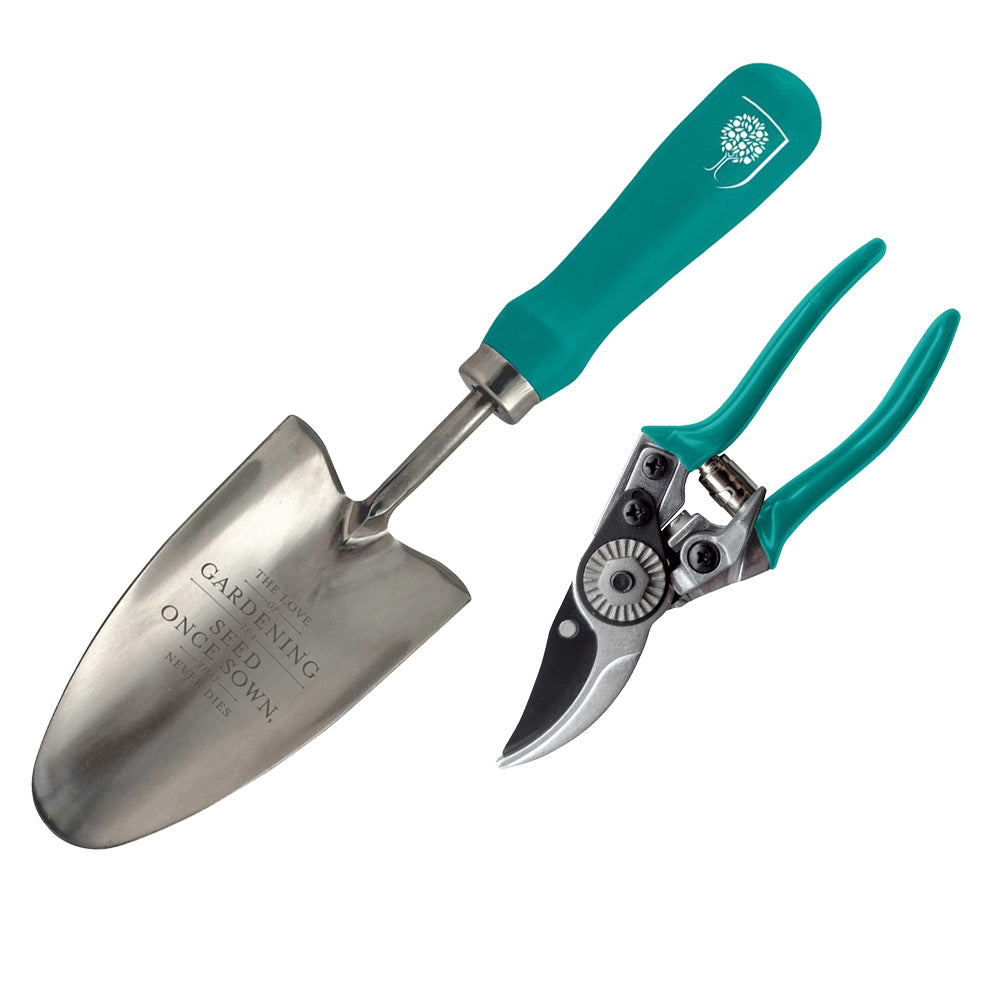 Flora and Fauna Trowel and Secateurs Gift Set -  - TORA Gardens 