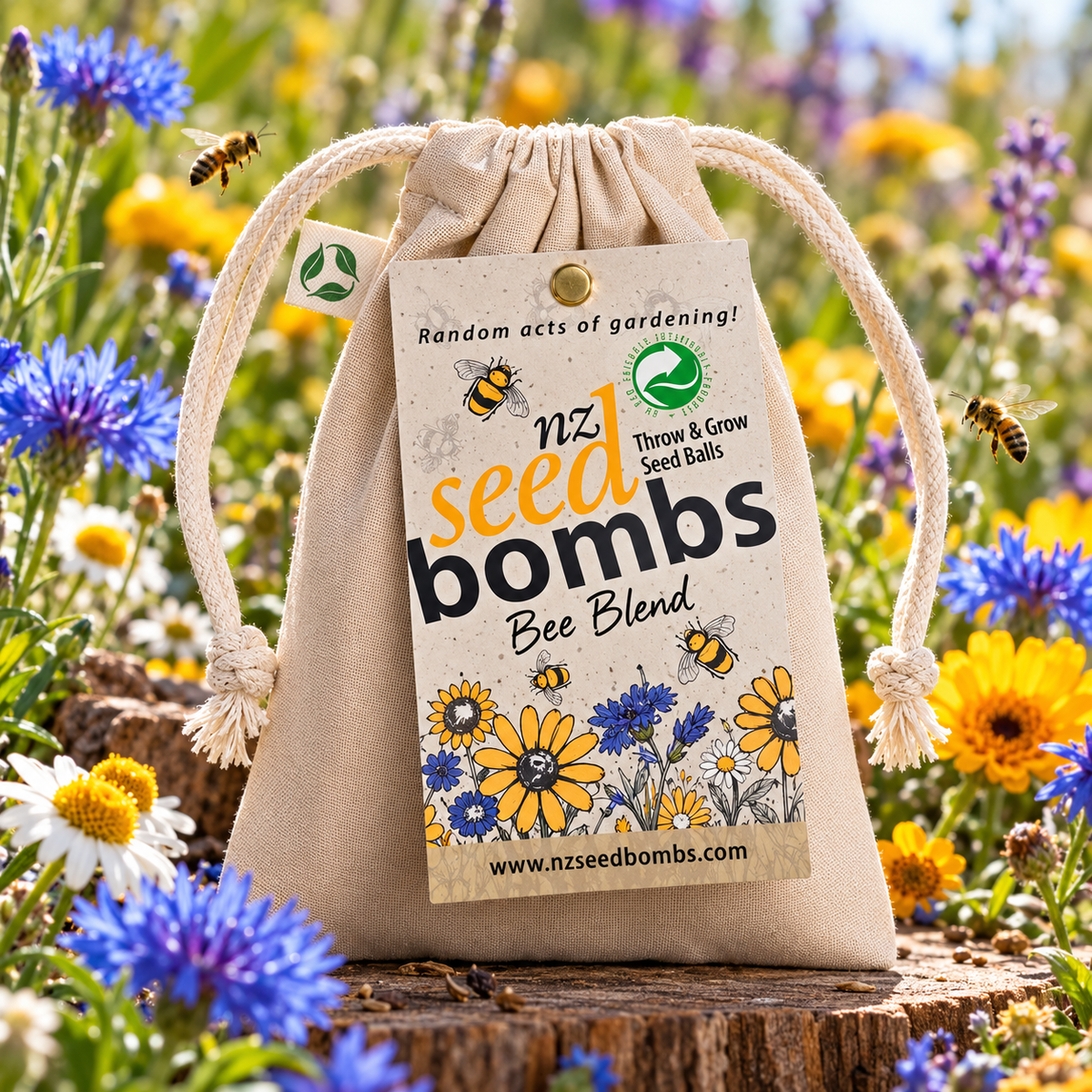 NZ Seed Bomb - Bee Blend - TORA Gardens 