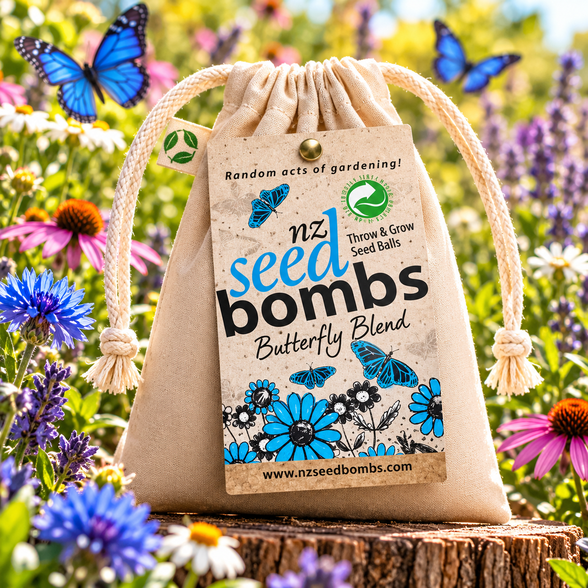 NZ Seed Bomb - Butterfly Blend - TORA Gardens 
