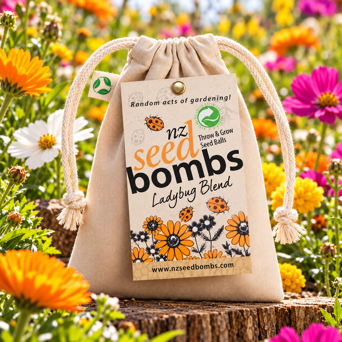 NZ Seed Bomb - Ladybug Blend - TORA Gardens 