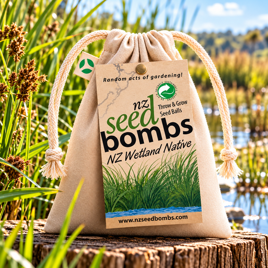 NZ Seed Bomb - Wetland Native - TORA Gardens 