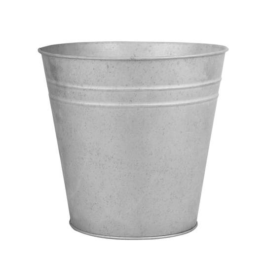 Old Zinc Flower Pot 25cm -  - TORA Gardens 