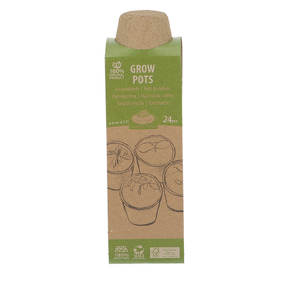 Paper Grow Pot Round Small - 24pcs -  - TORA Gardens 