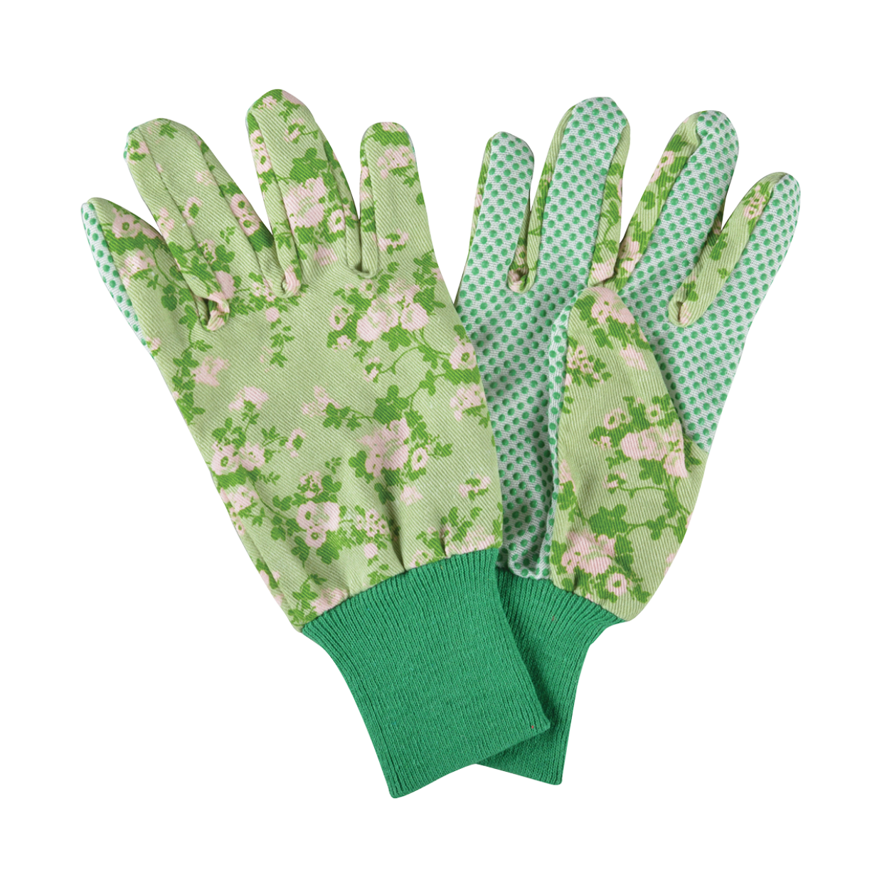 Rose Print Garden Glove - Green -  - TORA Gardens 