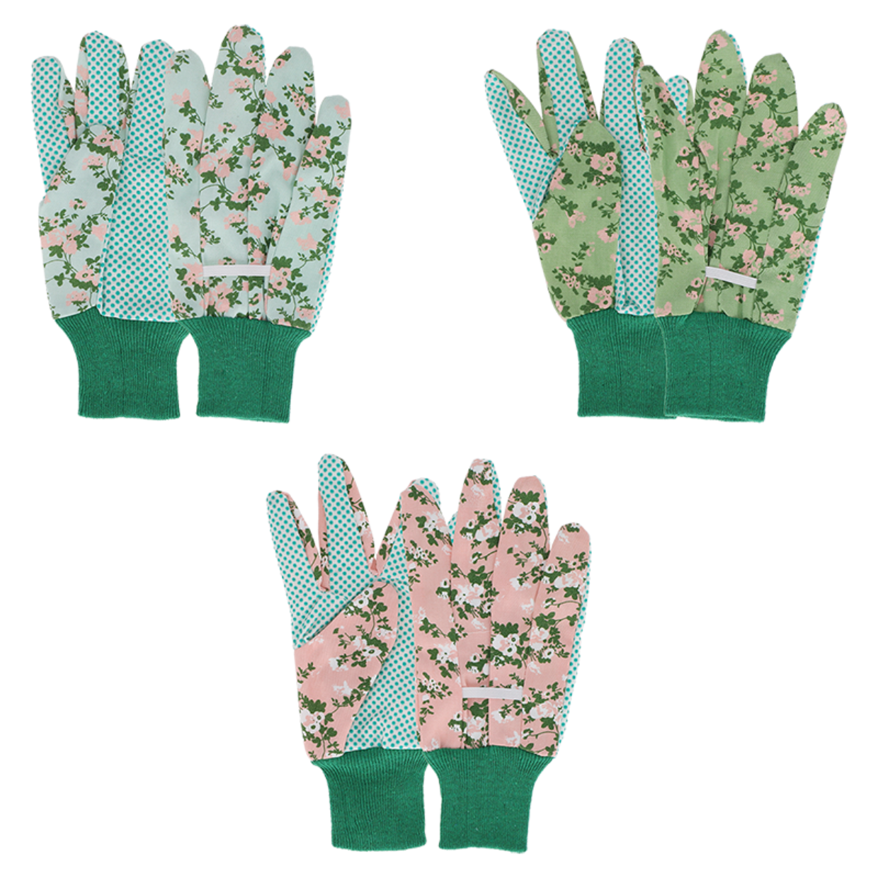 Rose Print Garden Glove - Pink -  - TORA Gardens 