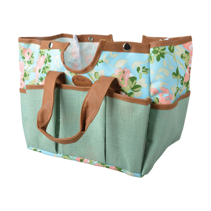 Rose Print Garden Tool Stool -  - TORA Gardens 