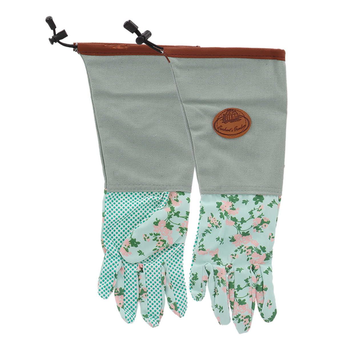 Rose Print Long Garden Gloves -  - TORA Gardens 