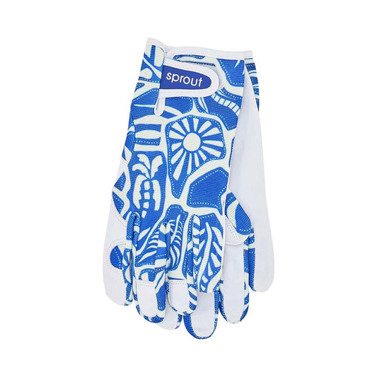 SPROUT Goat Skin Gloves - Blue Oasis - TORA Gardens 