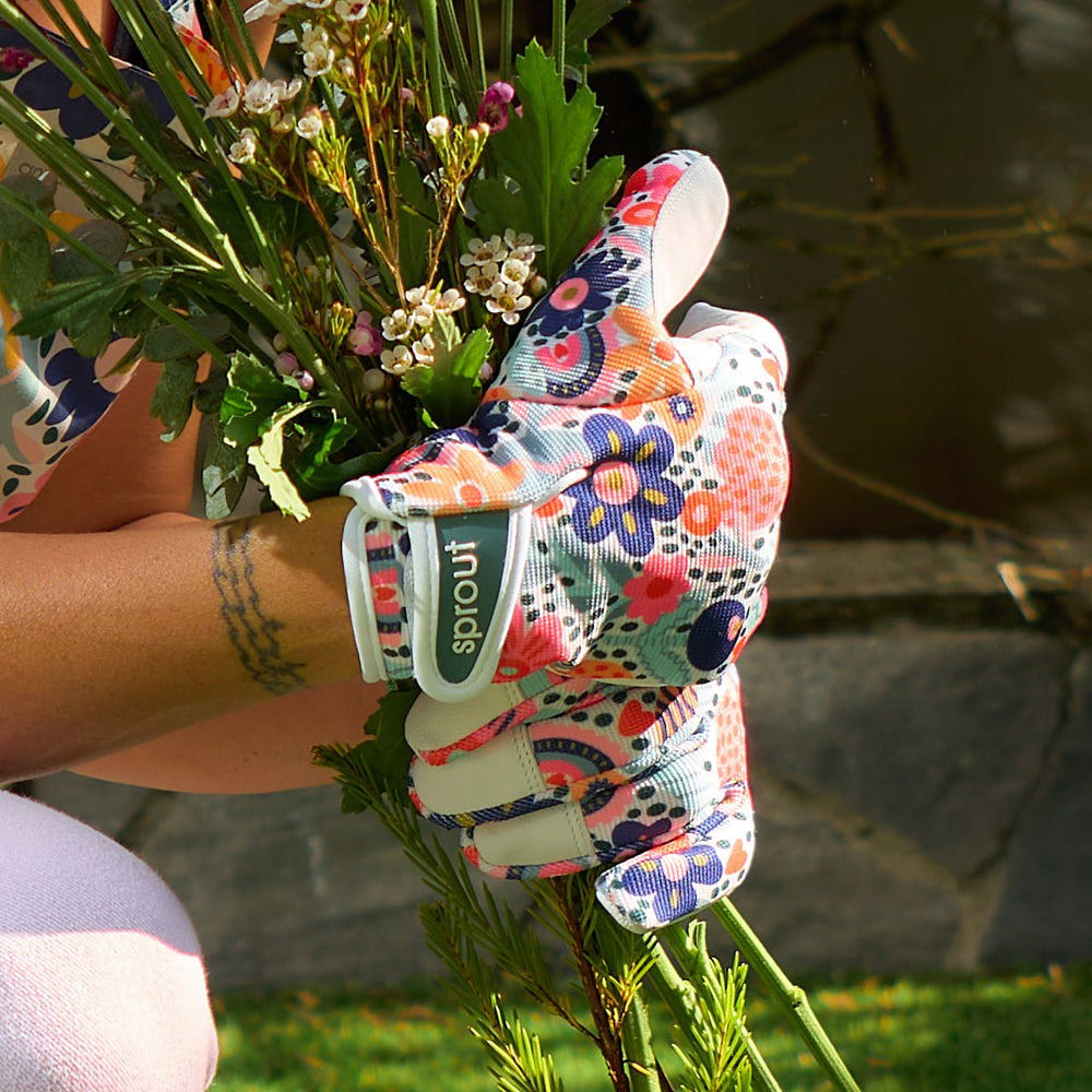 SPROUT Goat Skin Gloves - Garden Love - TORA Gardens 