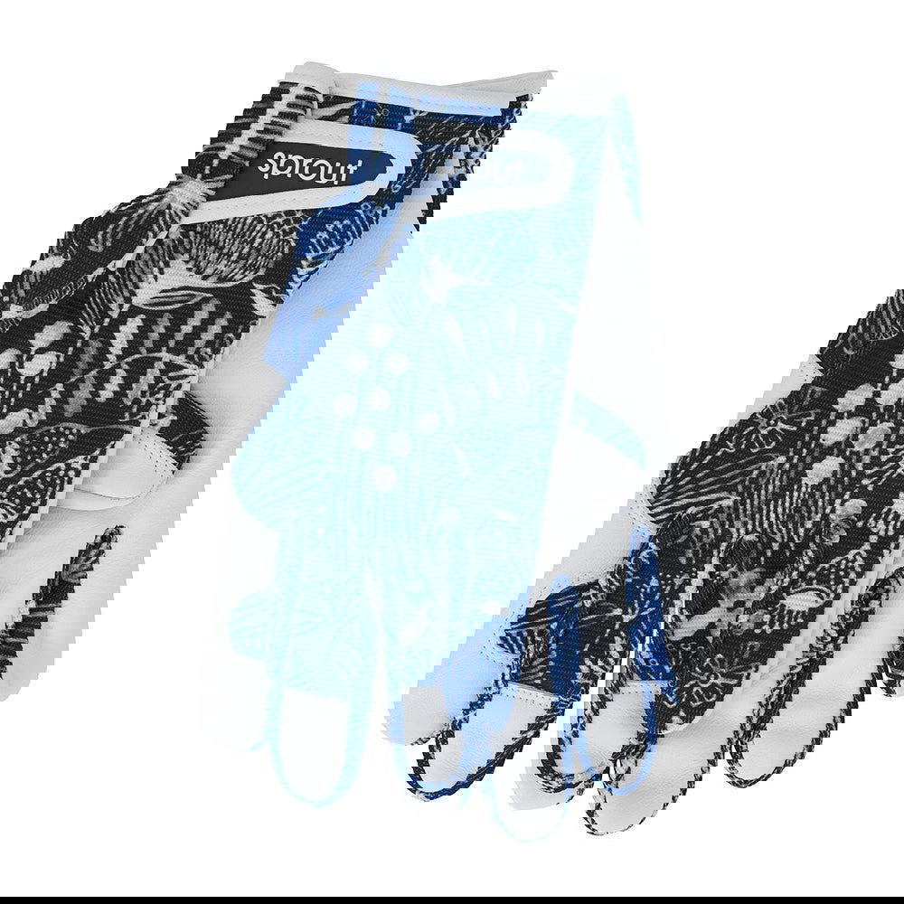 SPROUT Goat Skin Gloves - Navy Natives - TORA Gardens 