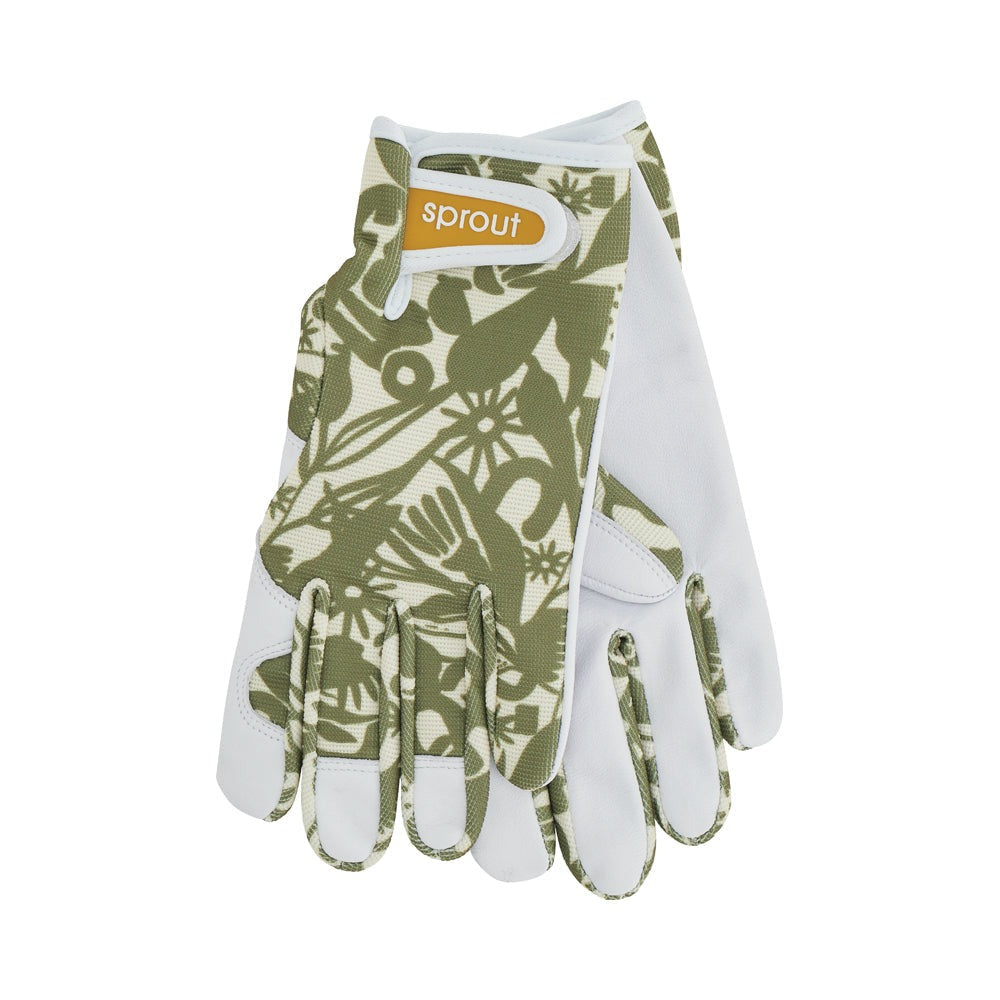 SPROUT Goat Skin Gloves Abstract Gum -  - TORA Gardens 