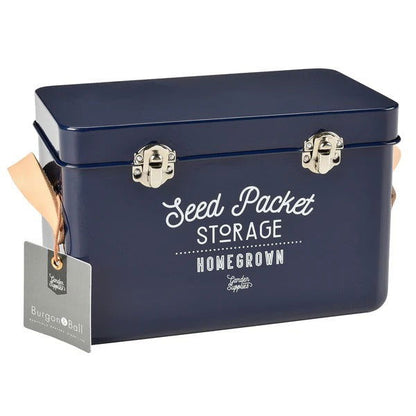 Seed Packet Storage Tin - Navy -  - TORA Gardens 