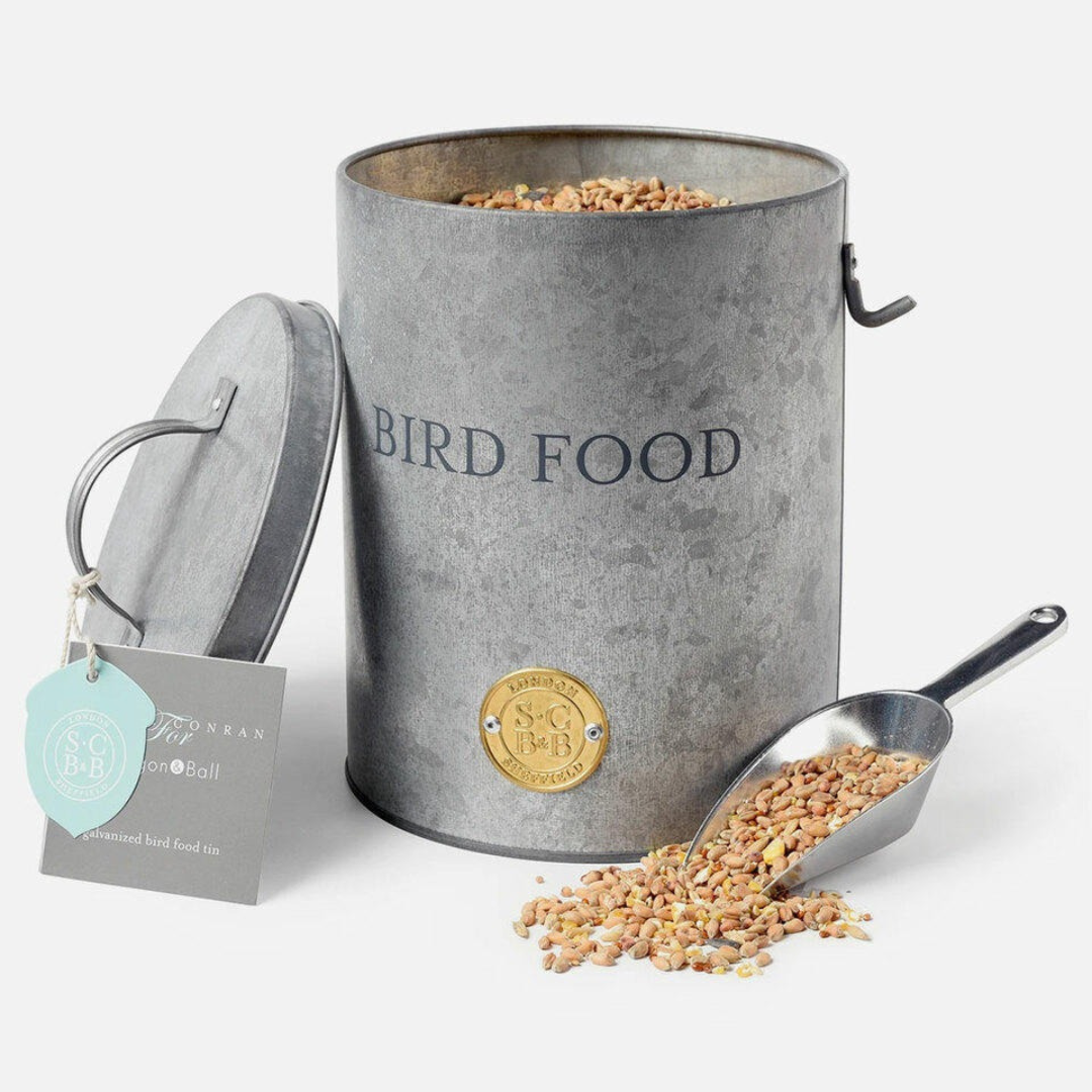Sophie Conran - Galvanized Bird Food Tin -  - TORA Gardens 