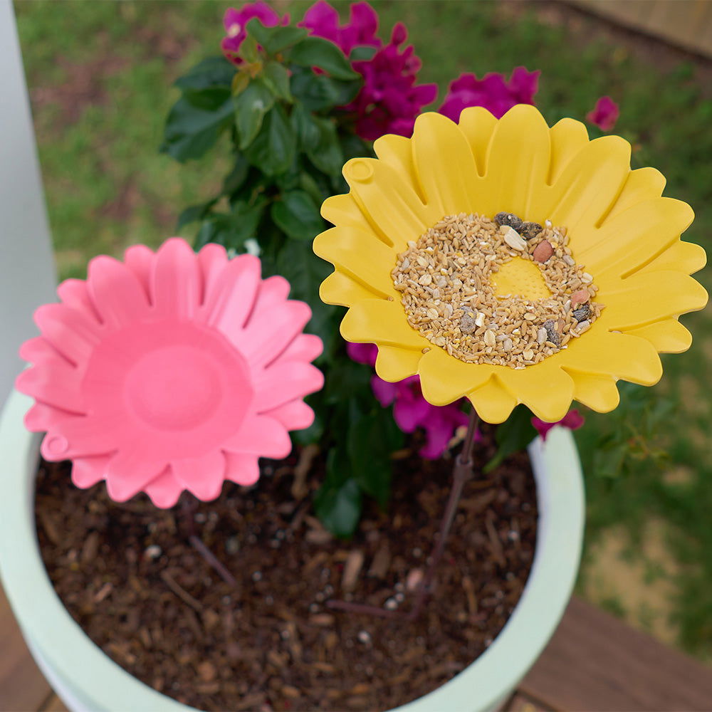 Sunflower Bird bath - TORA Gardens 