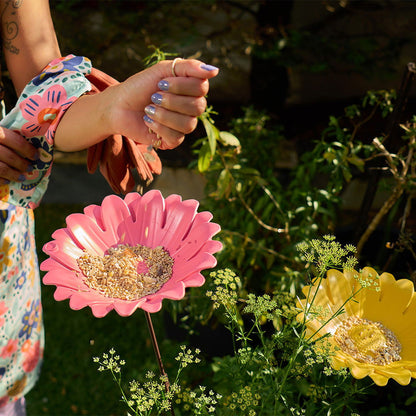 Sunflower Bird bath - TORA Gardens 