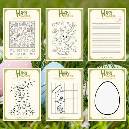 Kids Easter 12 Page Activity Booklet - eDownload