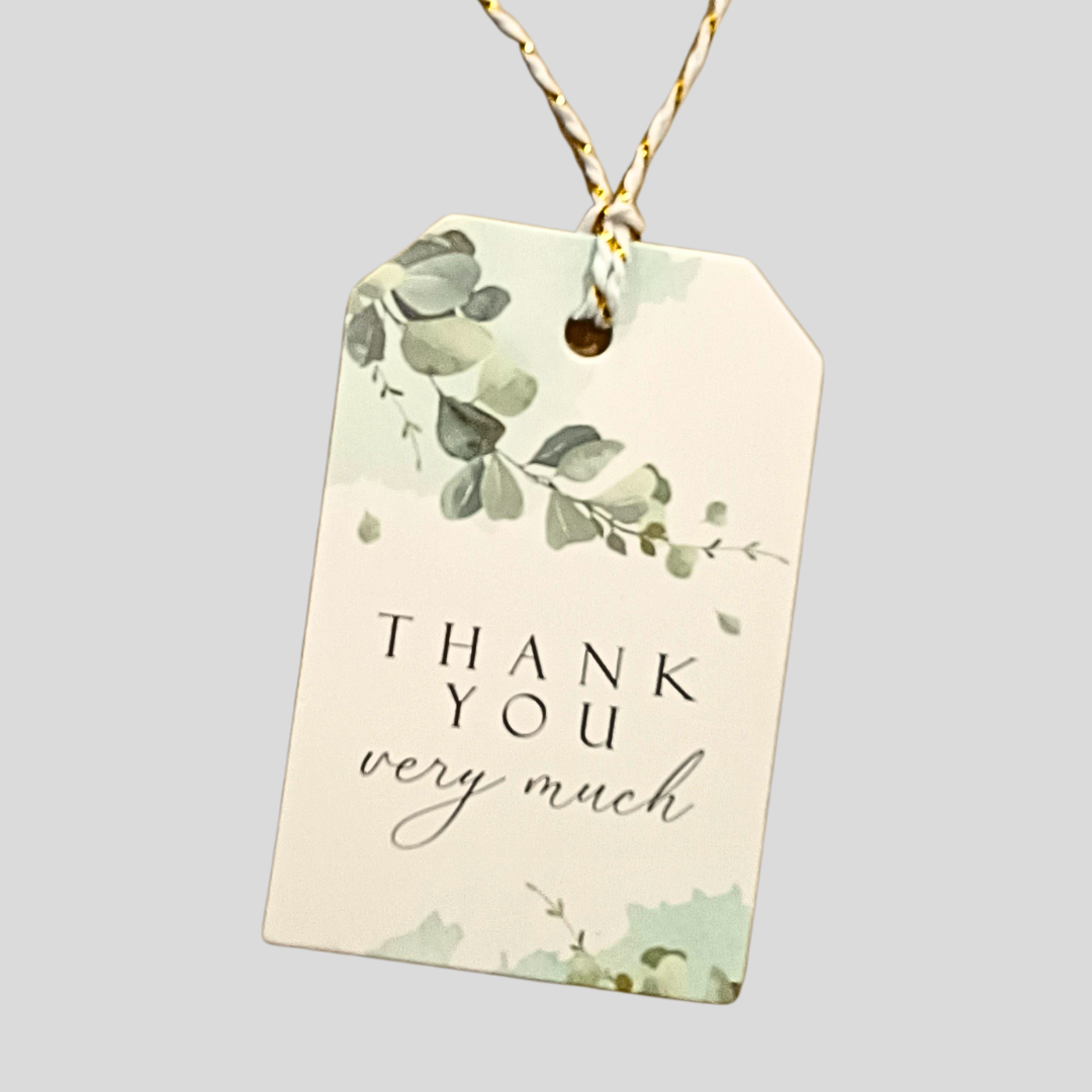 Thank You Swing tag -  - TORA Gardens 