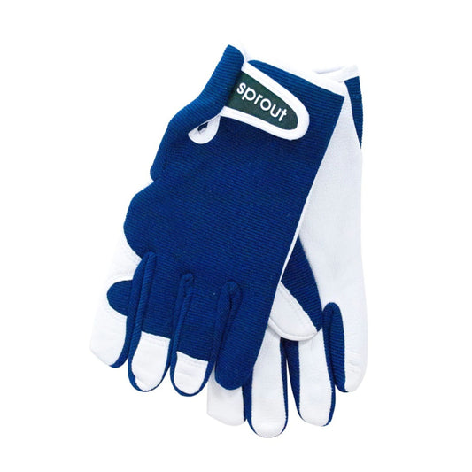 Annabel Trends SPROUT Goatskin Gloves  Navy - TORA Gardens