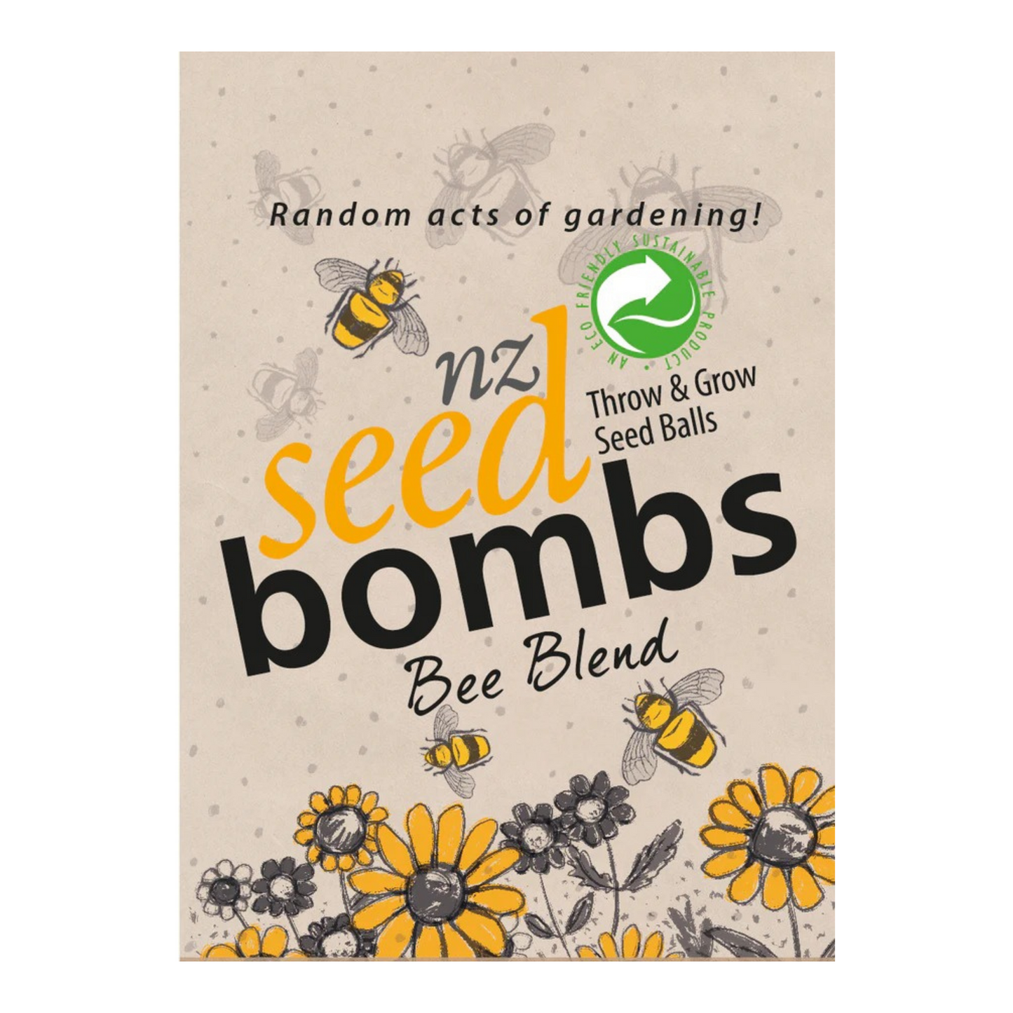 NZ Seed Bomb - Bee Blend - TORA Gardens 