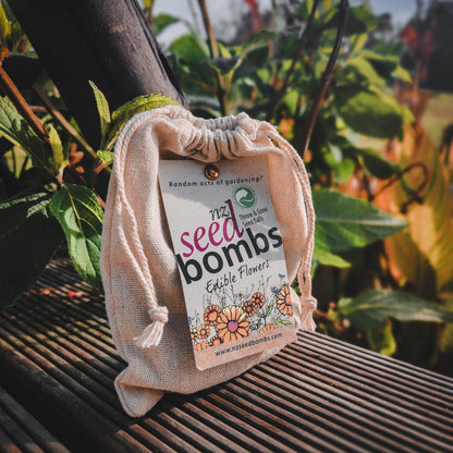NZ Seed Bomb - Edible Flowers TORA Gardens