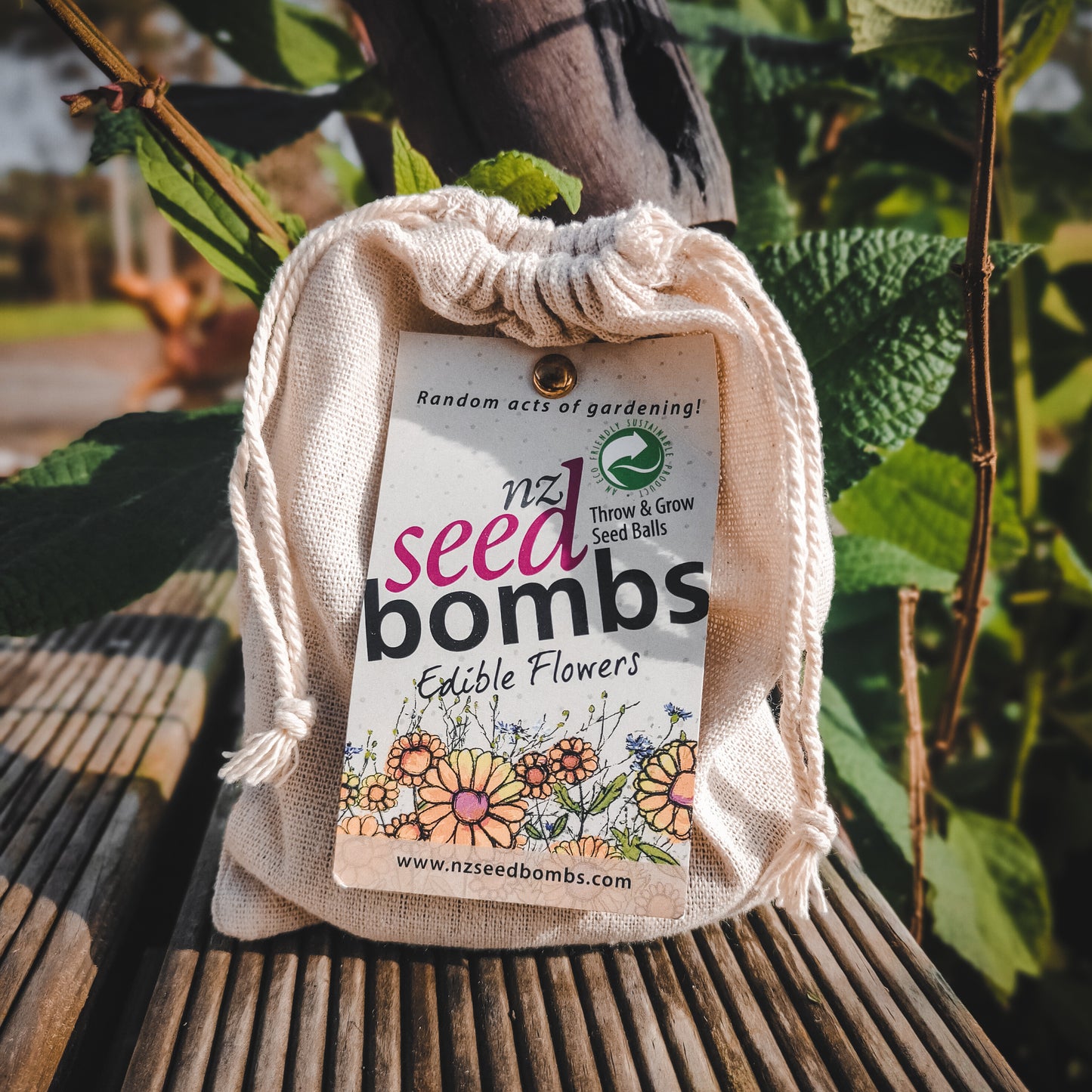 NZ Seed Bomb - Edible Flowers TORA Gardens